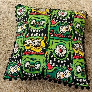 Sourpuss FINK! throw pillow